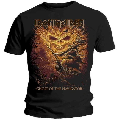 Afbeelding van Iron Maiden Ghost Of The Navigator Heren T shirt S Zwart