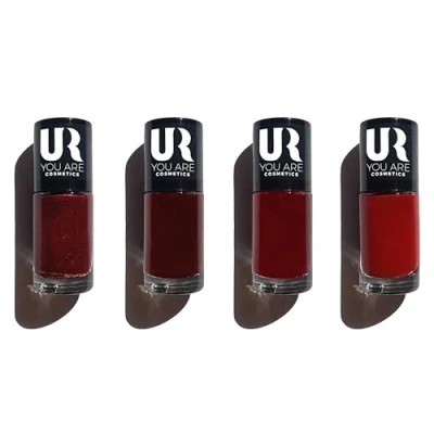 Afbeelding van UR You Are Cosmetics Nagellak COLLECTIE Glans en langdurig Gemakkelijk aan te brengen set van 4x 8ml (CHIC) (ELEGANCE)