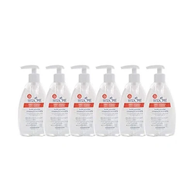 Afbeelding van Herome 6 Pack Direct Desinfect Handgel Sensitive (Parfumvrij) Desinfecterende met 80% Alcohol Beschermt Tegen Bacteriën en Droogt de Handen Niet Uit 6*200ml.