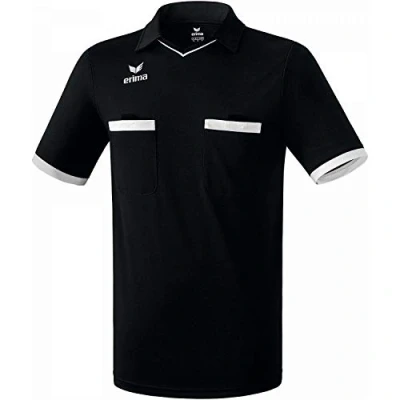 Afbeelding van Erima Saragossa scheidsrechtersshirt zwart/wit S / L
