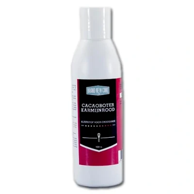 Afbeelding van BrandNewCake Cacaoboter Gekleurd Karmijn Rood 100ml