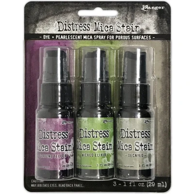 Afbeelding van Ranger Distress Halloween Mica Stain Set #4 TSHK81104 Tim Holtz (08 22)