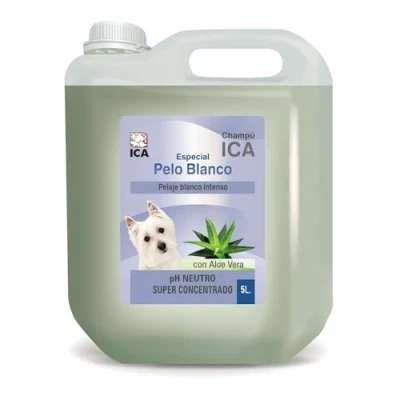 Afbeelding van Ica chpg21 speciale shampoo haar wit met aloë vera voor honden