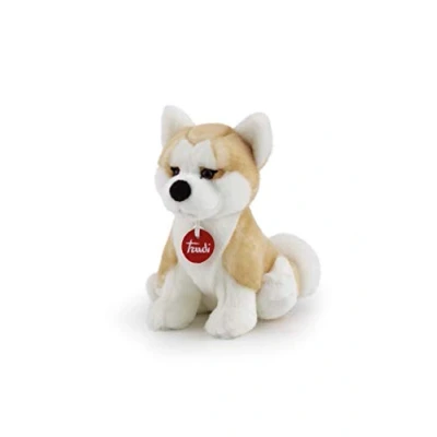 Afbeelding van Trudi knuffel Akita Ascanio 19 cm lichtbruin/wit