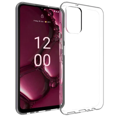 Afbeelding van Nokia G42 Hoesje Siliconen en TPU (zacht) Accezz Backcover/Softcase Transparant Telefoonhoesje
