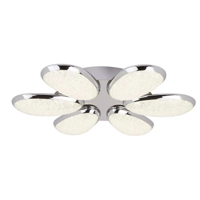 Afbeelding van Searchlight Design plafondlamp Lori 6 lichts grijs 6216 6CC