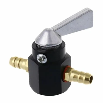 Afbeelding van TOGOODS 8mm Brandstofklep Schakelaar Inline Benzine Brandstof Tap Olie Tank Gas Benzinekraan Klep voor Motorfiets Quad Motor Scooter