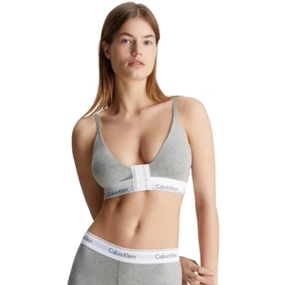 Afbeelding van Calvin Klein Dames Ll Triangle (postoperatie), grijs heide, S, Grijze Hei, S