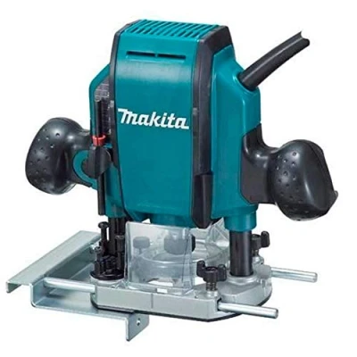 Afbeelding van Makita RP0900 3 Blads Kortingsrouter, 900 W, Blauw en Zwart
