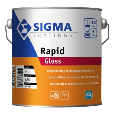 Afbeelding van Sigma Rapid Gloss 2,5 liter Houtverf