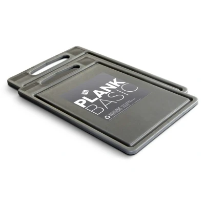 Afbeelding van Snijplank Inno Cuisinno Basic Ril Zilver 35 x 25 cm (2 delig)