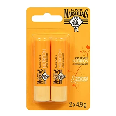Afbeelding van Le Petit Marseillais Voedende Lipverzorging Set van 2 x 4,9 g