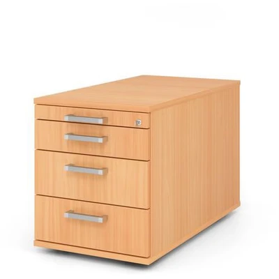 Afbeelding van Ladeblok 3 Lades Verrijdbaar Beuken 42,8 x 80 51,2 cm Signa Tc30 CE