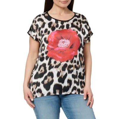 Afbeelding van Key Largo Round Tshirt print, Dames, Maat: Large, Black
