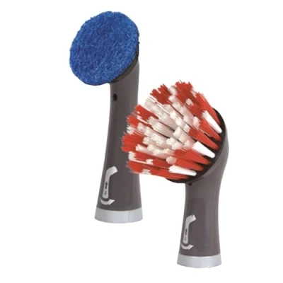 Afbeelding van Rubbermaid Cleaning Power Scrubber Badkamerset, Rood en Grijs, 2 Stuks