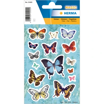 Afbeelding van 10x Herma Stickers vlucht van de vlinders, foil