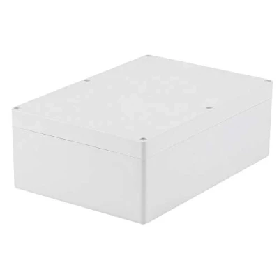 Afbeelding van Akozon Aansluitdoos, 263 x 185 95 mm waterbestendig witte kunststof behuizing project diy aansluitdoos