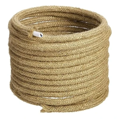 Afbeelding van GreenSun textielkabel lampkabel kabel 2 aderig stroomkabel gevlochten textielkabel, stoffen x 0,75 mm² 5 meter