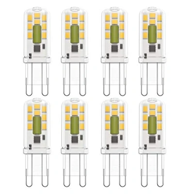 Afbeelding van Klighten G9 LED lamp, 3W (30W equivalent), niet dimbaar, natuurlijk wit 4000K, energiebesparende lampen voor thuisverlichting, 8 stuks