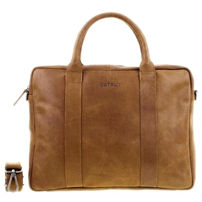 Afbeelding van DSTRCT Limited Single Zip 15&#039;&#039; Laptoptas cognac