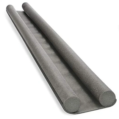 Afbeelding van COM FOUR® tochtstrip voor de deur deurbodemafdichting met dubbele afdichting bescherming tegen tocht en geluid 86 cm