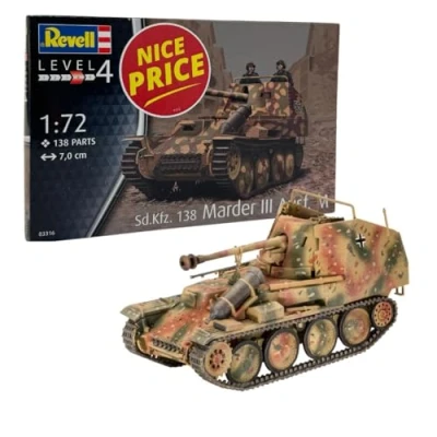Afbeelding van 1:72 Revell 03316 Sd.Kfz. 138 Marder III Ausf. M Plastic Modelbouwpakket
