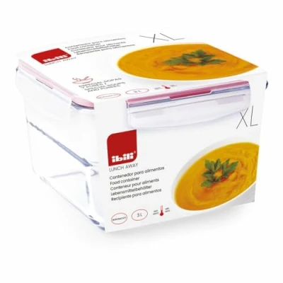 Afbeelding van IBILI XL soepdeksel 2,5 liter borosilicaat met luchtdicht kunststof deksel