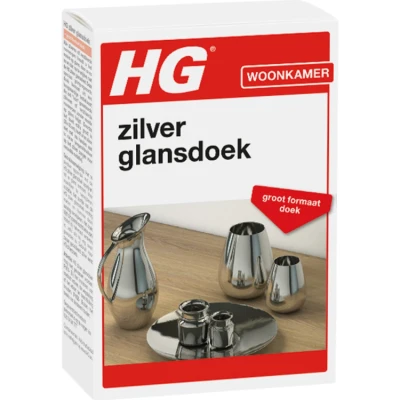 Afbeelding van HG Zilver Glansdoek 30 x cm