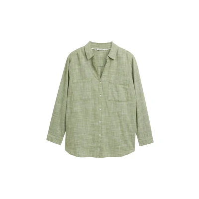 Afbeelding van Tom Tailor Plus Size Blouse met borstzakken