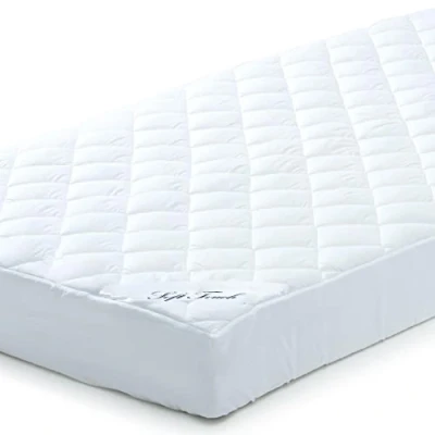 Afbeelding van aqua textil Soft Touch matrasbeschermer, 140 x 200 cm, topper, 1680 g, klimaatregulerend, Oeko Tex