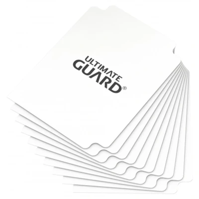 Afbeelding van Ultimate Guard Card Dividers: White (10 stuks)