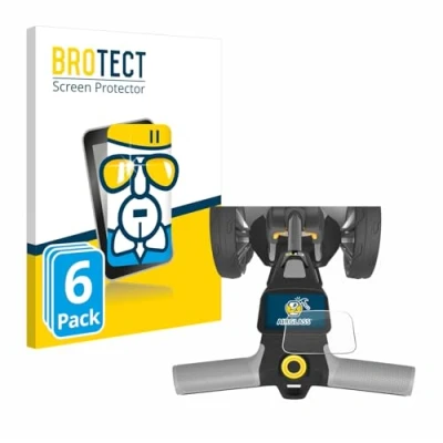 Afbeelding van BROTECT Screenprotector voor PowaKaddy CT6 Folie Beschermfolie Beschermglas transparant (6 Stuks)