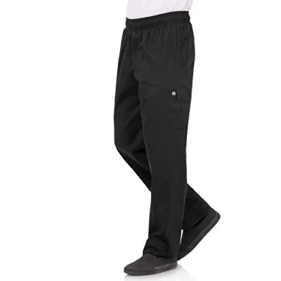 Afbeelding van Chef Works b222 xs Slim Fit Cargo broek, XS, zwart