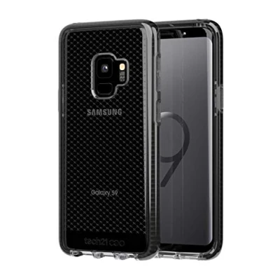 Afbeelding van Tech21 Evo Check beschermhoes voor Samsung Galaxy S9 rook/zwart