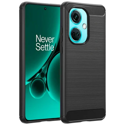 Afbeelding van OnePlus Nord CE 3 Lite Hoesje Siliconen en TPU (zacht) imoshion Softcase/Backcover Zwart Telefoonhoesje