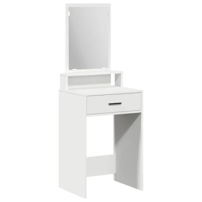 Afbeelding van vidaXL Wit MDF 50 x 41 140 cm Kaptafel Rechthoekig Modern