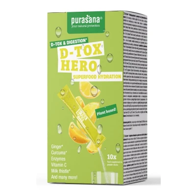 Afbeelding van Purasana Hydration superfoods d tox hero 45g