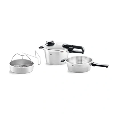 Afbeelding van Fissler Vitavit Premium snelkookpan en snelkookpan, set van 2,6 liter 6,3