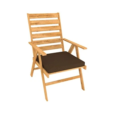 Afbeelding van POKAR Tuinbankkussen Eetbank Zitkussen Sofa Kussen voor Patio Binnen &amp; Buiten (40 x 40 5, Briun)