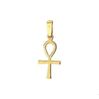 Afbeelding van Geelgouden Hanger ankh kruis 4008136