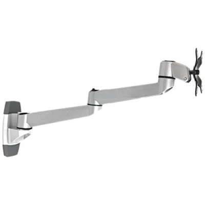 Afbeelding van SpeaKa Professional SP 1624856 SuperSwivel Monitor wandbeugel 1 voudig 25,4 cm (10) 76,2 (30) Zilver zwart Kantelbaar, Zwenkbaar, Roteerbaar