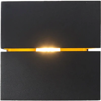 Afbeelding van QAZQA Moderne wandlamp zwart met goud 2 lichts Transfer