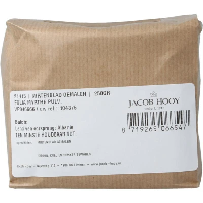 Afbeelding van Jacob Hooy Mirtenblad gemalen 250g