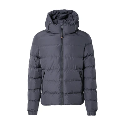 Afbeelding van Sports Pufferjas met Capuchon Donkergrijs Grootte: S