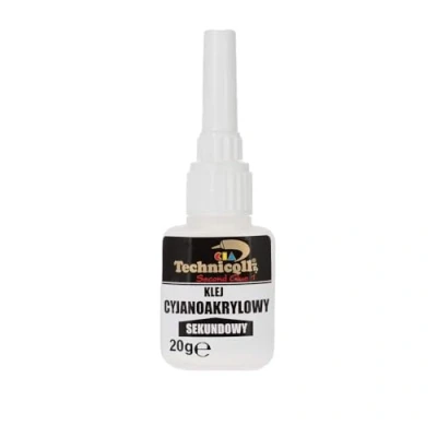 Afbeelding van Super Glue 20g Cyanoacrylaat secondelijm, snelle oplossing voor constructie, reparatie van kunststof, metaal, hout, rubber, porselein, glas, keramiek, leder, multiplex, aluminium