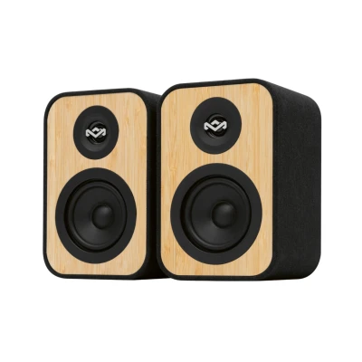 Afbeelding van House of Marley Uplift Boekenplankluidsprekers Bluetooth luidsprekers met AUX ingang en RCA kabel, compatibel smartphone, draaitafel vinylplatenspeler Hifi actieve boekenplankluidspreker,