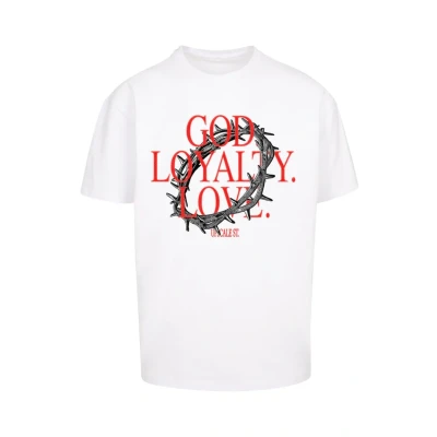 Afbeelding van Upscale by Mister Tee GOD Loyalty LOVE Tshirt print, Heren, Maat: XL, White