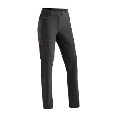 Afbeelding van Maier Sports NATA Zip Loop, dameswandelbroek, waterafstotende outdoorbroek voor trekking en hiking, praktische T afritsfunctie, PFC vrij, mSTRETCH pro 2 Dryprotec