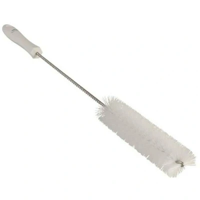 Afbeelding van Vikan Pijpborstel Ø 40mm Hard met Handvat Wit