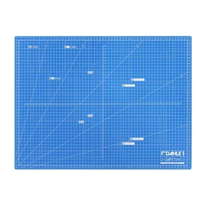 Afbeelding van Dahle Snijmat A2 (45 x 60 cm, zelfherstellend, aan beide zijden bruikbaar, met raster) blauw